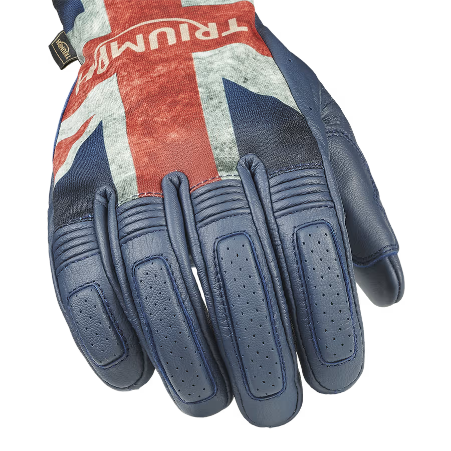 Union Jack Flag Leather Gloves MGVS25501