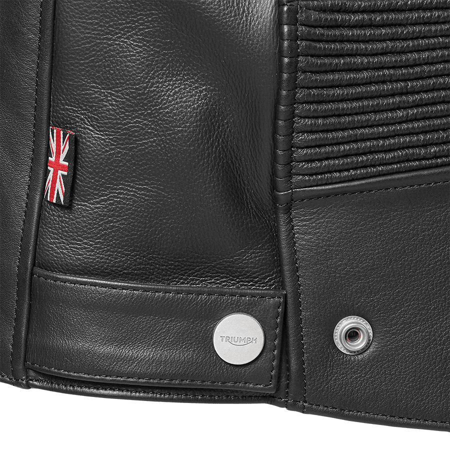 Triumph Braddan Asymmetric Leather Jacket