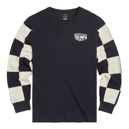 Triumph Harker Checkerboard Long Sleeve Waffle Tee MTLS2314