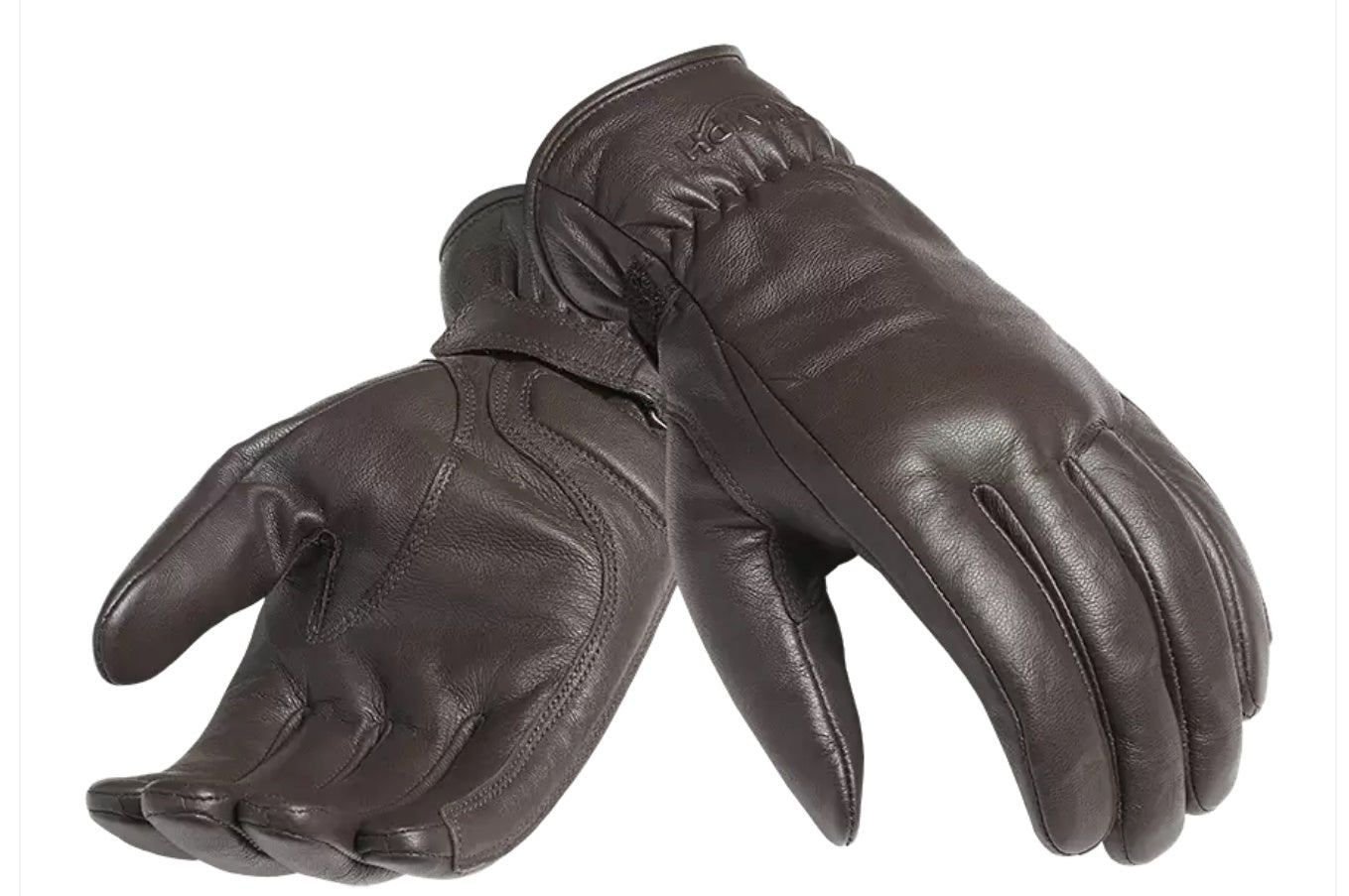 Triumph Vance Brown Leather Gloves - Medium