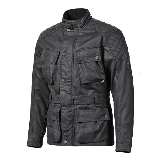 Triumph Beck 2 Black Waxed Jacket - MTHS20106
