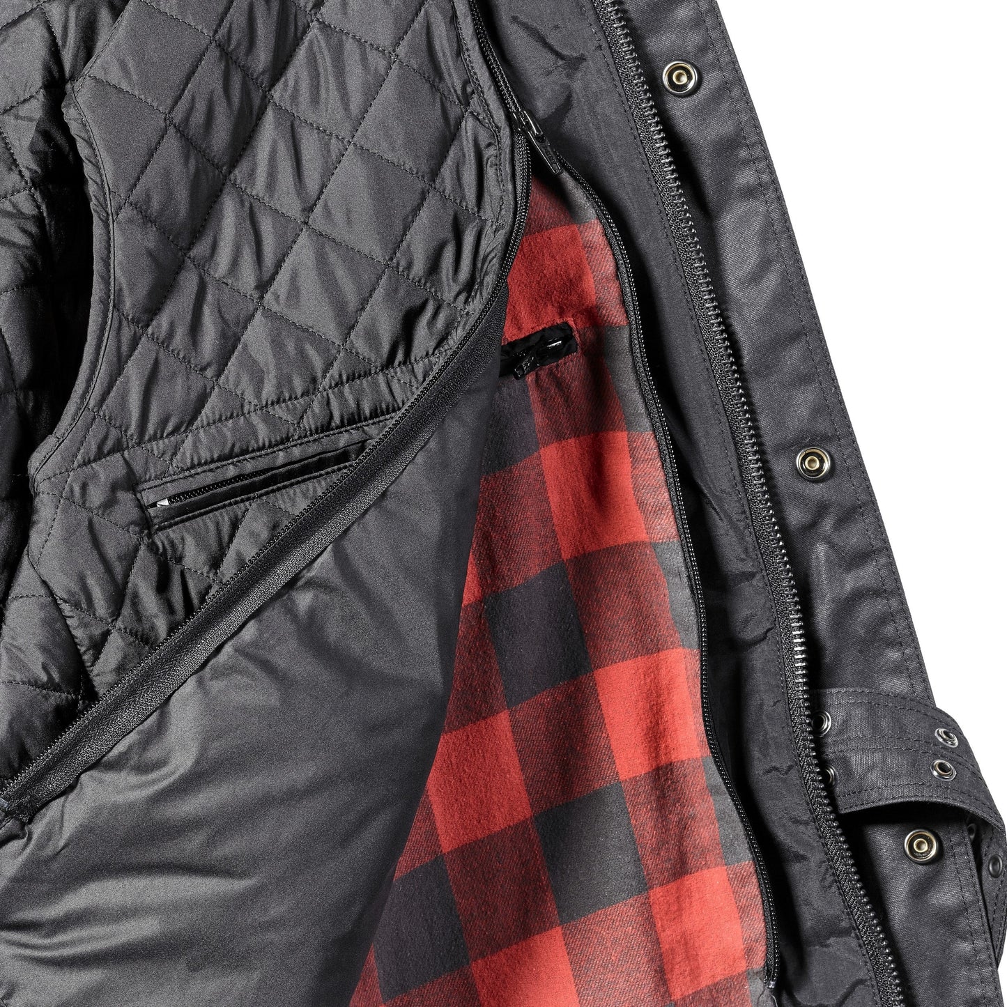 Triumph Beck 2 Black Waxed Jacket - MTHS20106