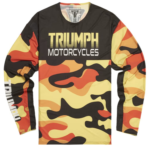 Triumph Lava Camo Long Sleeve Jersey - MTLS24102