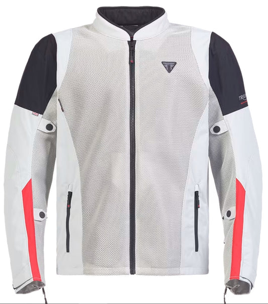 Cranbourne Mesh Motorcycle Jacket - Grey - MTPS2344