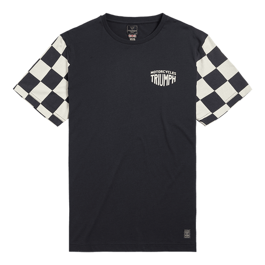Triumph Preston Black & Bone Tee
