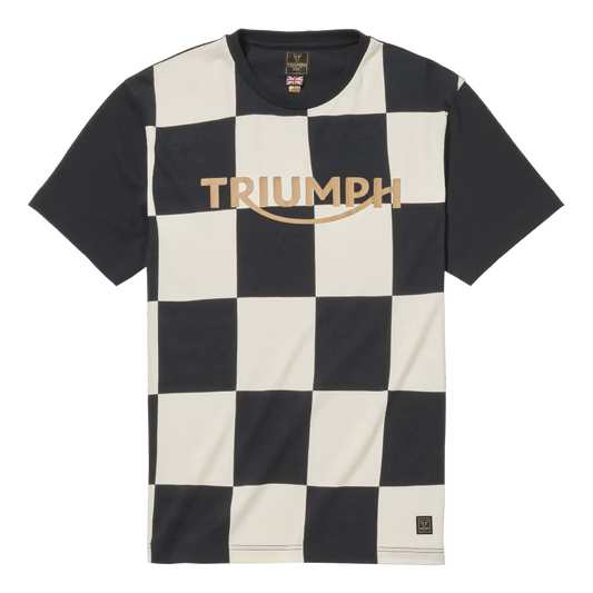 Triumph Cullen checkerboard Tee  Black/Bone MTSS24136