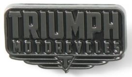 Triumph Black Pin Badge