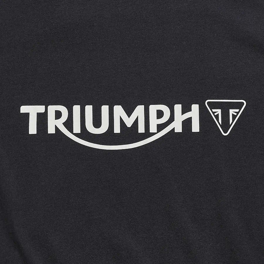 TRIUMPH CARTMEL LOGO TEE IN BLACK