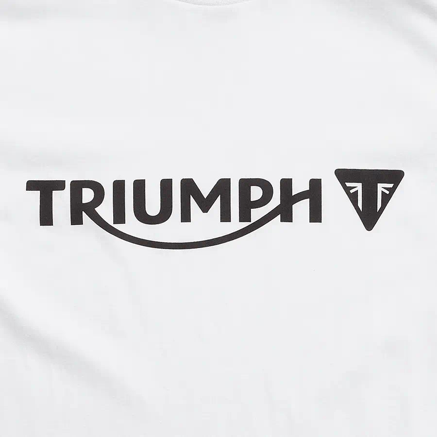 TRIUMPH MELROSE WOMENS LOGO TEE IN WHITE